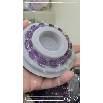 方糖能量紫水晶手串 (M09) 